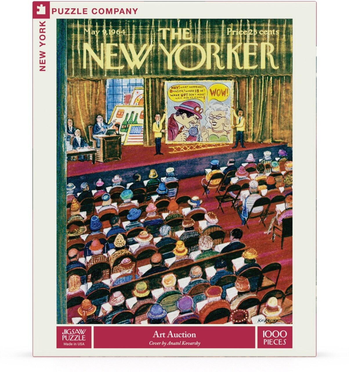 New York Puzzle Company Art Auction 1000 Piece Piece Jigsaw Puzzle